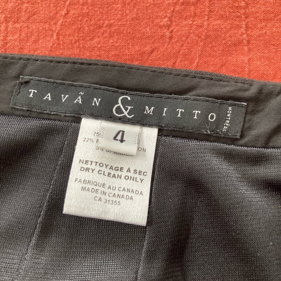 Tavan & Mitto suit with skirt Dark Grey size 4 US - Picture 9 of 9